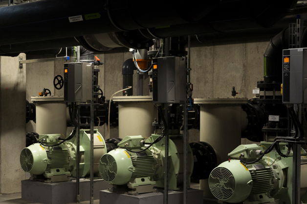 Pumps attached to Danfoss VLT AQUA Drive FC 202