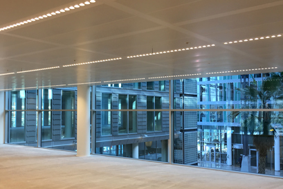 View from building with HVAC control solutions