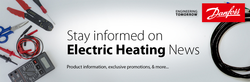 Stay informed on electric heating news...