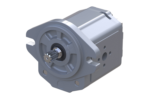 Low noise aluminum gear pumps