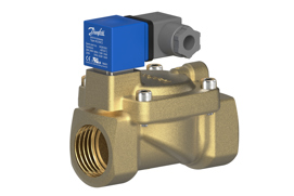 EV220W 10-50 WRAS approved indirect-servo operated 2/2-way solenoid valves