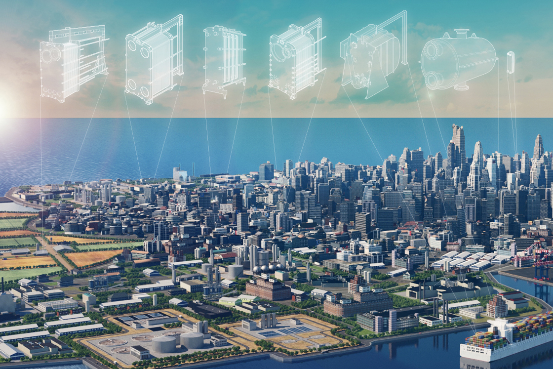 Complete range of high-efficiency, plate heat exchangers