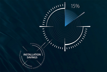 Installation savings