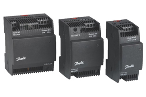 Photo of the product family of AK-PS power supplies for ADAP-KOOL® refrigeration control systems