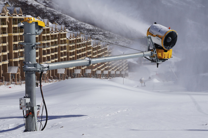 TechnoAlpin’s snow-making plant ensures perfect snow when and where it’s needed