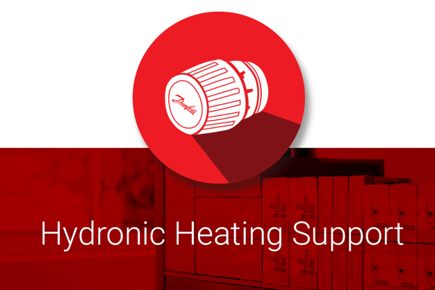 Hydronic heating support