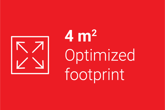 Optimized footprint icon