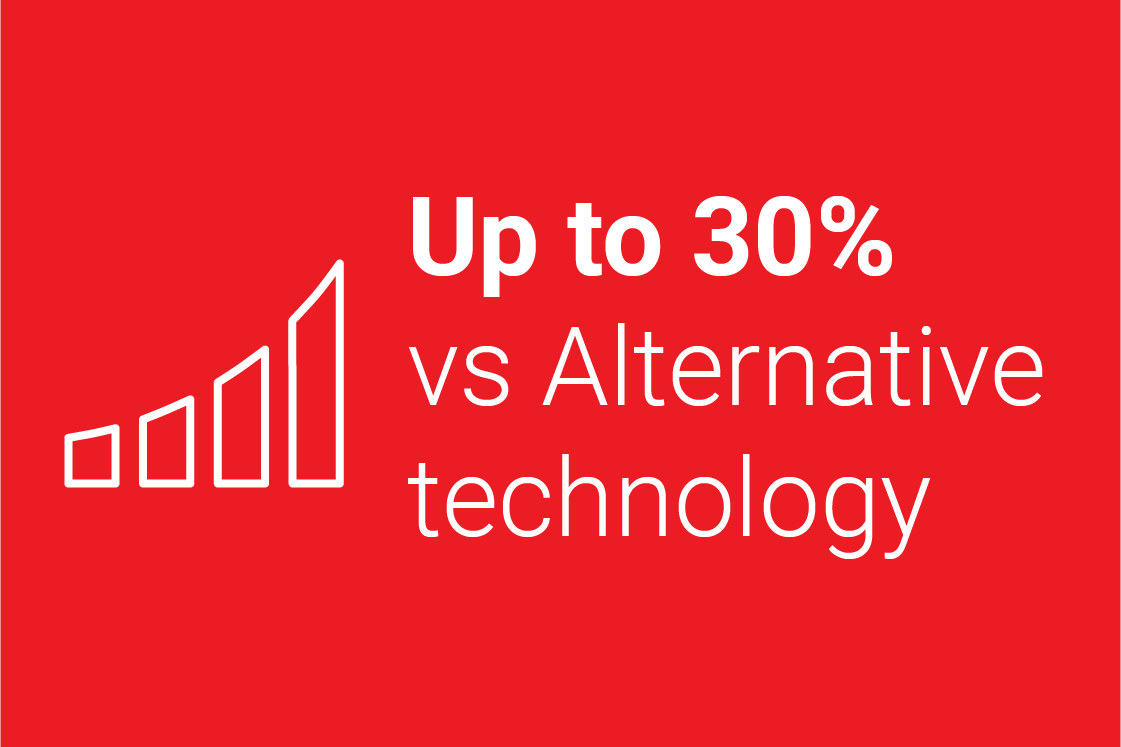 Reduces electricity consumption icon