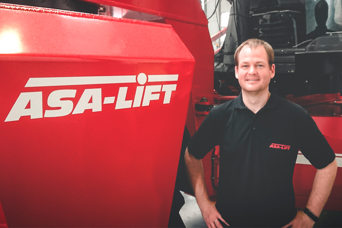 Jimmie Sørensen, Application Development Manager at ASA-LIFT A/S