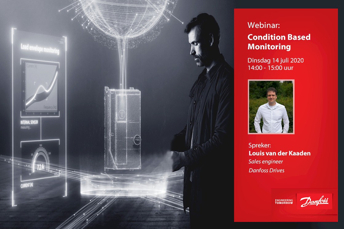 Danfoss Drives Webinar 14 juli 2020 - Condition Based Monitoring door slimme frequentieregelaars