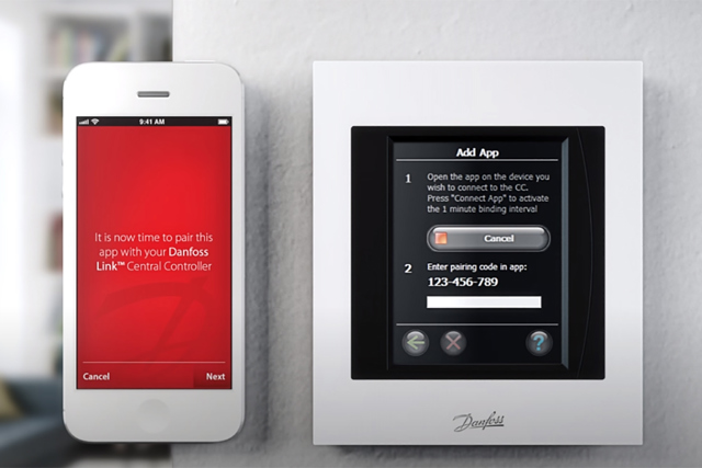 So richten Sie WLAN auf Ihrem Danfoss Link™ CC ein und koppeln Sie es mit Ihrer Danfoss Link App