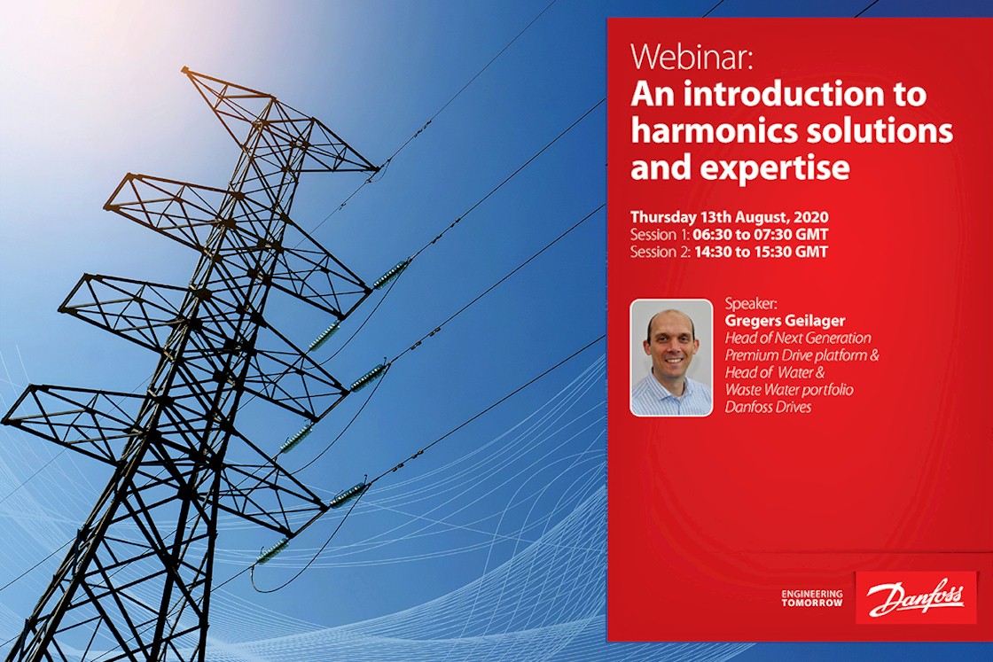 Danfoss Drives Webinar Harmonischen Vervorming 13 augustus 2020, 08:30 - 09:30 uur (CEST)