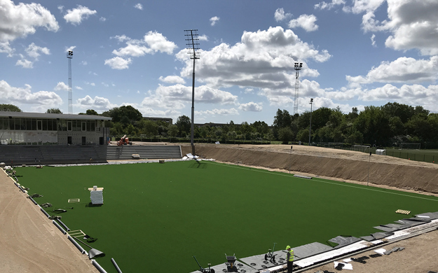 An ideal field is an integral part of a successful game