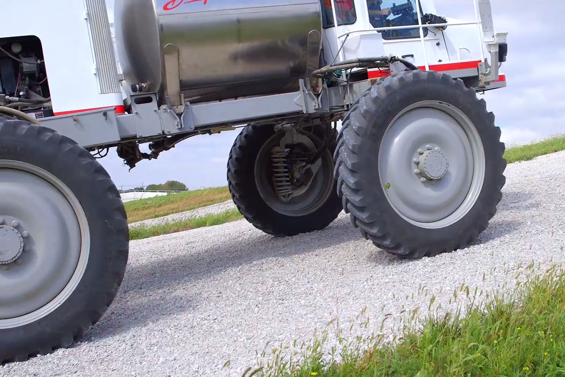 Uphill gravel grade traction control