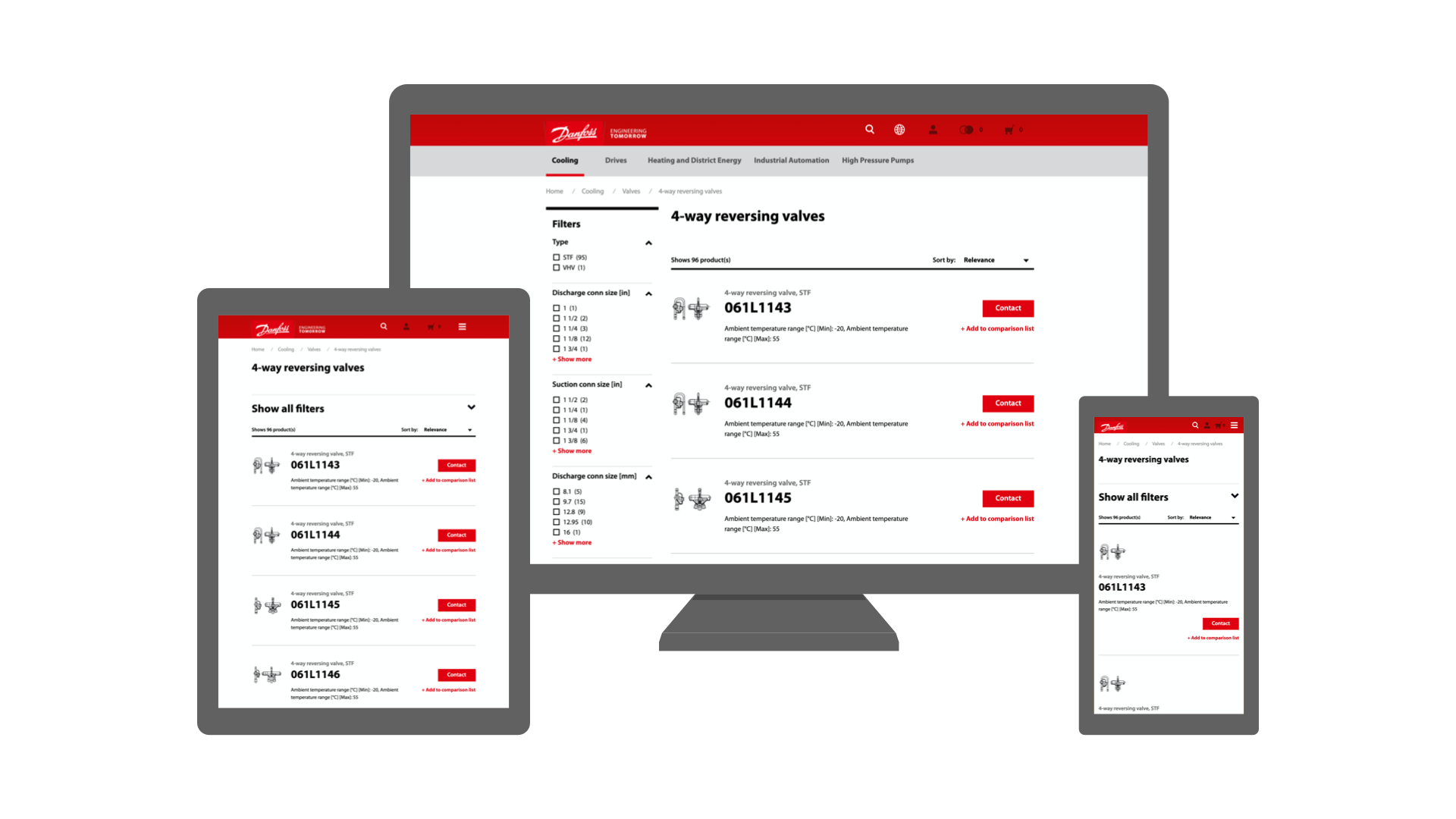 Product store on numerous devices
