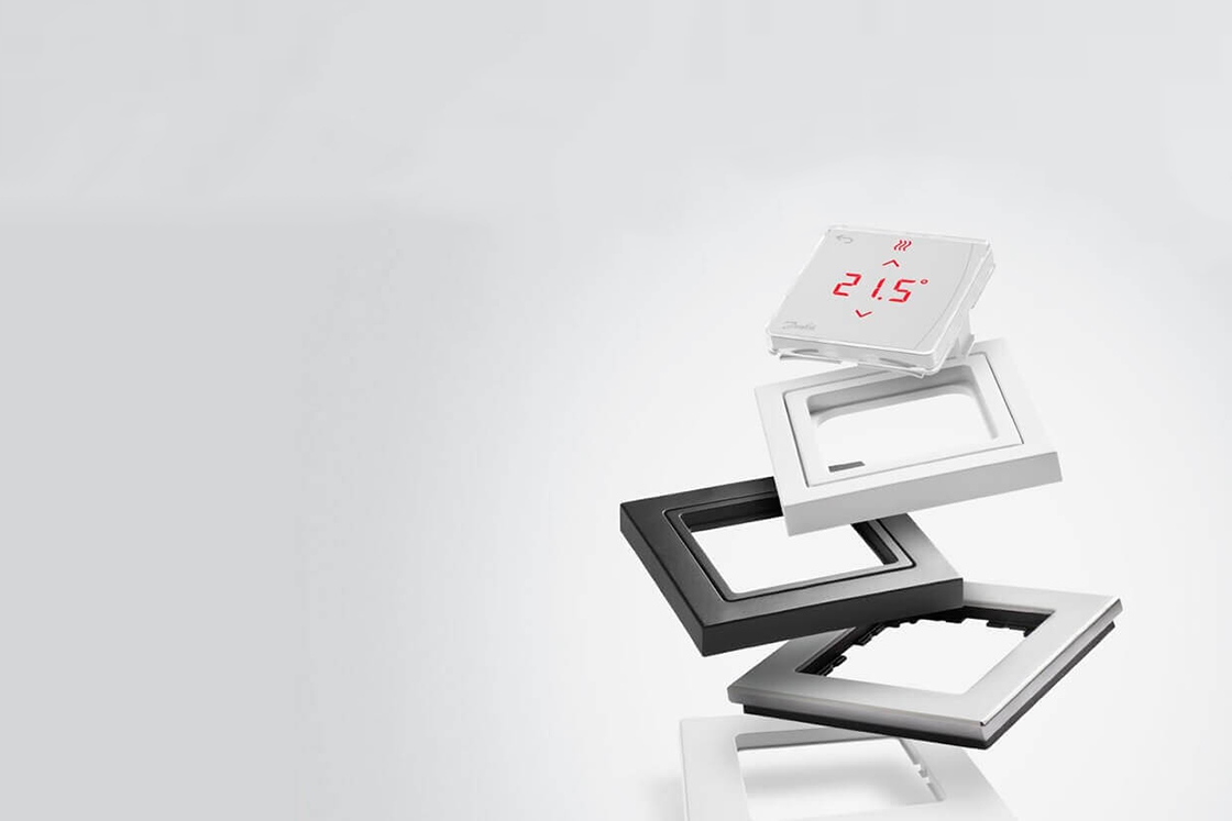 Danfoss Icon2™ - wired thermostats, made to match your switch frames