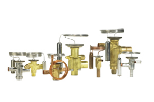 Product photo of thermostatic expansion valve family by Danfoss