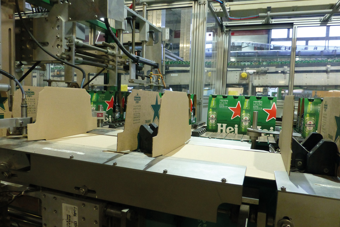 Heineken six-pack line is now fully synchronized while packaging 44,000 bottles per hour