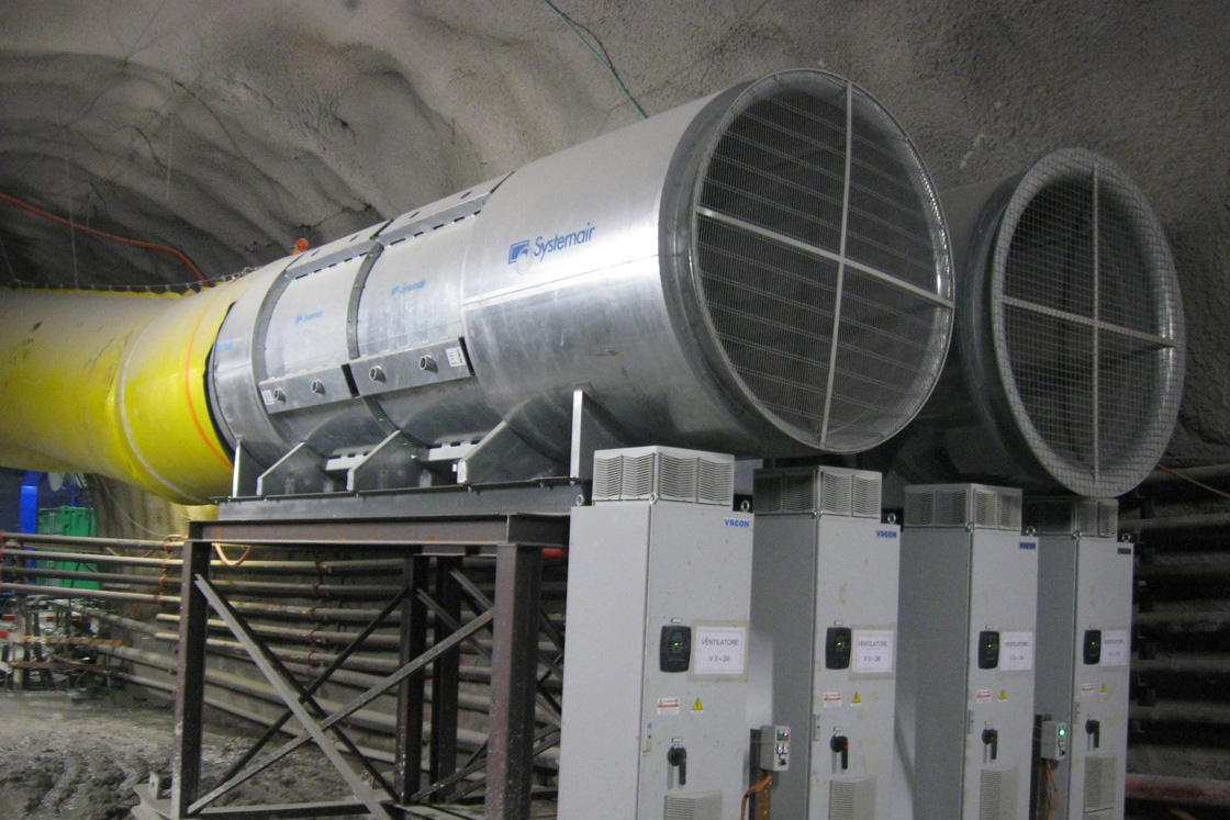 Excavating tunnels through the Alps