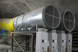 Reliable and effective ventilation in Ceneri Base Tunnel