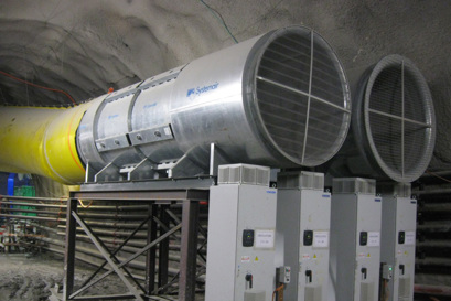 Reliable and effective ventilation in Ceneri Base Tunnel
