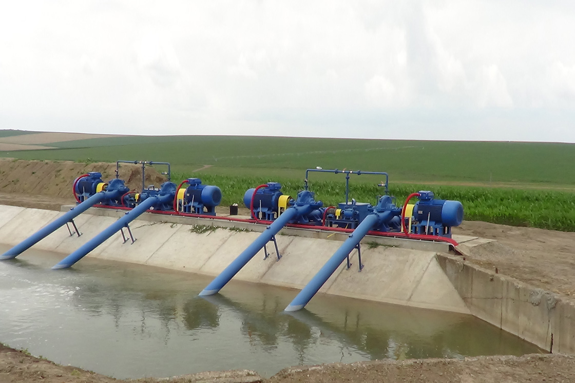 Irrigation pumps at Jurex srl in Romania