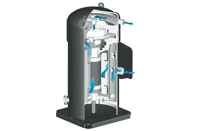 Danfoss SH 485: Innowacyjna sprężarka spiralna o wydajności 40 ton (140 kW)