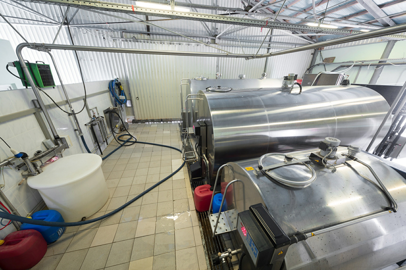 Specjalistyczne układy chłodzenia dla zbiorników mleka – Danfoss