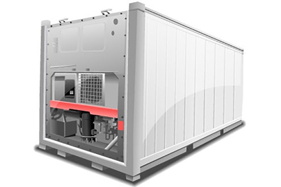 Reefer container air conditioning