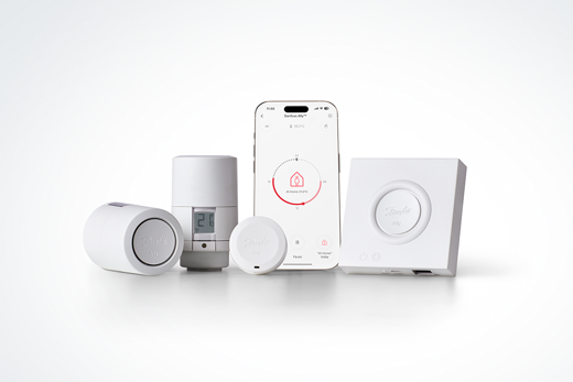 Radiators, hydronic floor heating or both? Danfoss Ally™ offers a solution for every home and every need
