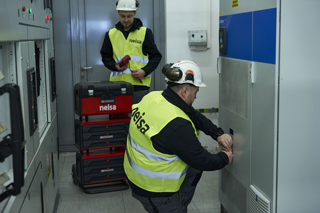 Two men from Neisa conducting a Site Assessment