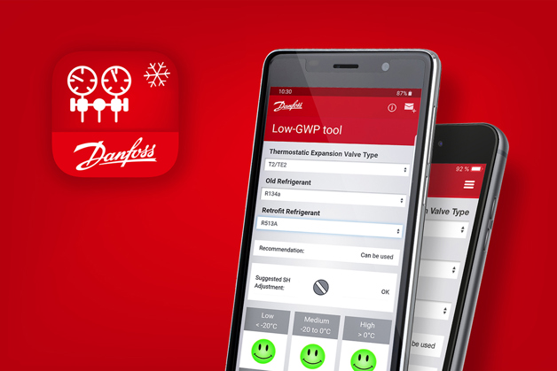 Low-GWP Tool app - Danfoss