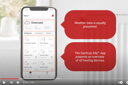 Danfoss Ally™ App Tutorial - Lav og kopier tidsplaner