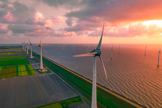 Electric heating wind