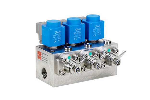 Danfoss VDHT 2/2 way manual bypass directional valve