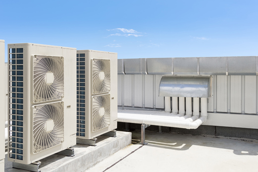 Air-handling unit, AHU, rooftop unit, roof top unit, ventilation unit, air conditioning, fan