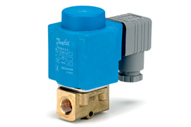EV210B 2/2-way direct-operated solenoid valves danfoss