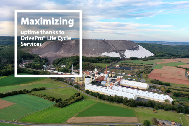 Drone image of the K+S potash mine