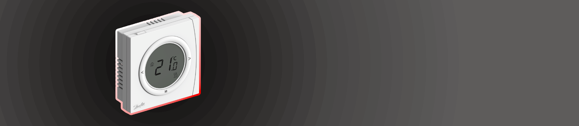 Intelligente Danfoss-kamerthermostaten RET1000- en RET2000