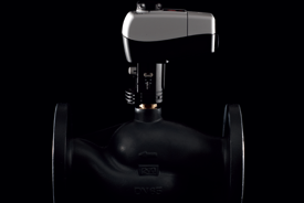 Valve characteristics for motorized valves in district heating substations