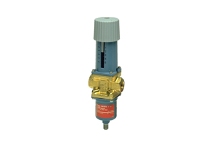 Product photo of the Danfoss WVFX, WVTS, and WVO pressure operated water valves