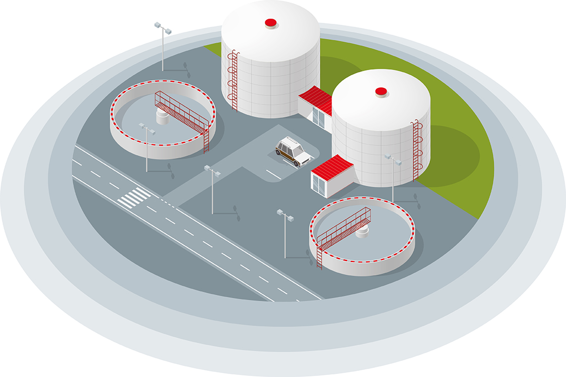 Water treatment illustration - Danfoss