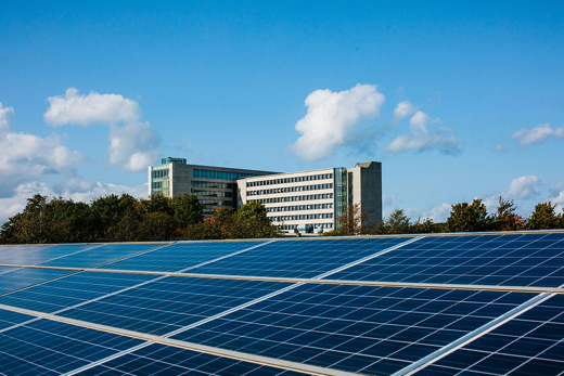 Danfoss headquarters and solar panels