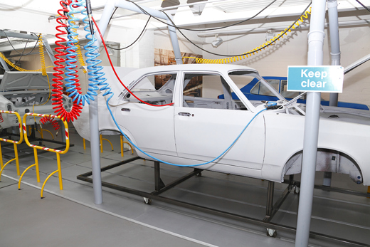 Fire fighting systems for automotive manufacturing