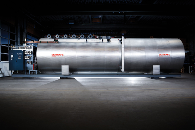 Matalapaineinen hiilidioksidi mullistaa palontorjunnan laivoilla