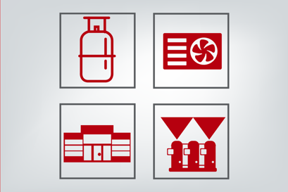 Danfoss resources on main applications and refrigerant types