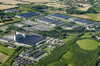 Danfoss Hauptsitz in Nordborg, Dänemark