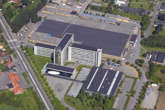 Ilmakuva Danfossin pääkonttorista Nordborgista 2008 