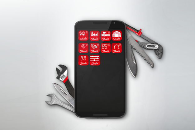 CoolTools – Centrum zamiennych czynników chłodniczych Danfoss, aplikacja na telefon