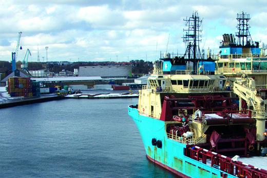 Shore power supply is a cost-effective solution for Maersk Supply Service’s parked vessels